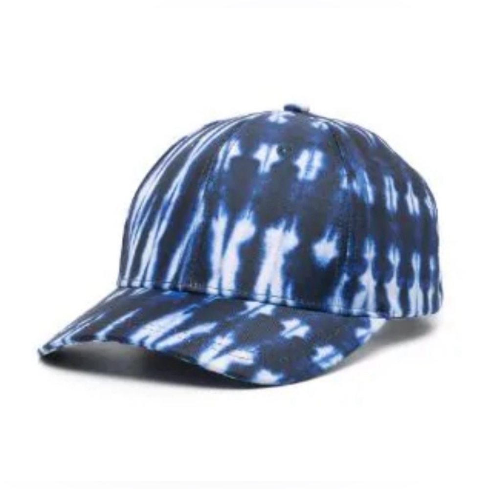 Molo Sebastian Smiley Hat Tie Dye Vertical baseball Hat Size S-M New!